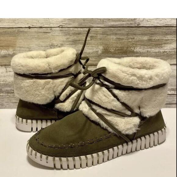 NEW ILSE JACOBSEN women's tulip boot in deep olive - Picture 1 of 2